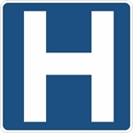 D9-2: HOSPITAL SYMBOL 24X24