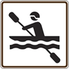 DNR415: WATER TRAIL SYMBOL 24X24 