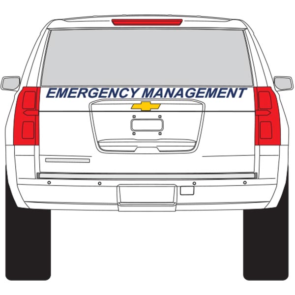 Emergency Management Truck-SUV Decal Set - Iowa Prison Industries