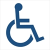 IPIS100: Wheelchair Symbol Parking Lot Stencil 48X48 handicap