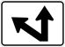 M6-7PL: DIRECT ARROW 45 DEG BENT LEFT 30X21 - FM6-7PL-30X21