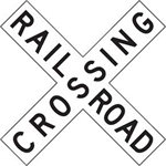 R15-1: RAILROAD CROSSING 48X9