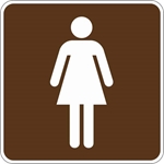 RS-023: WOMEN'S RESTROOM SYMBOL 18X18