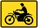 W8-15AP: MOTORCYCLE SYMBOL 24X18 - FW8-15AP-24X18